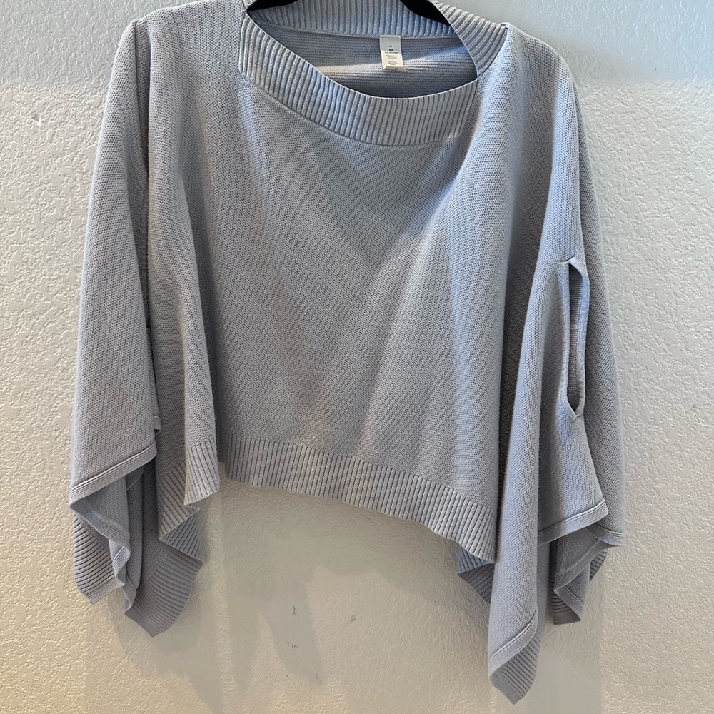 Lululemon Athletica Lavender Yoga Shawl Sweater